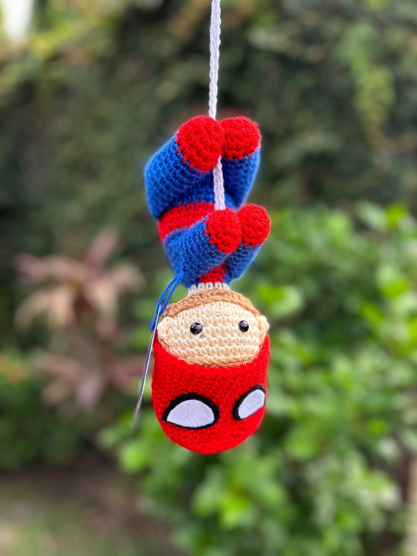 Spiderman- Amigurumi de crochet hecho 100% a mano
