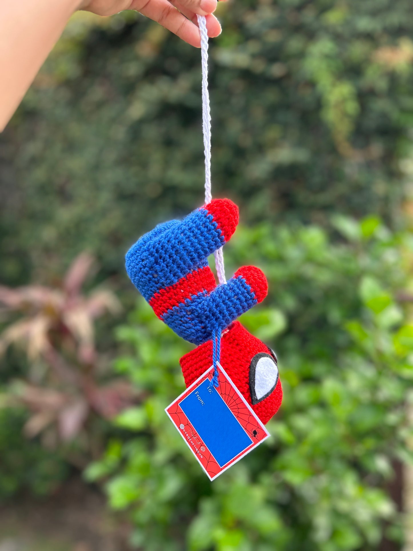 Spiderman- Amigurumi de crochet hecho 100% a mano