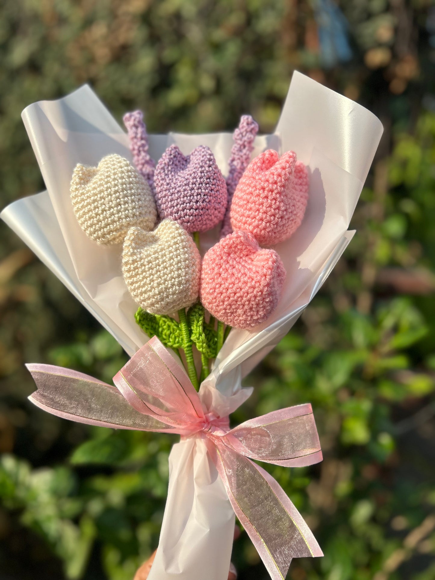 Ramo de tulipanes + lavanda