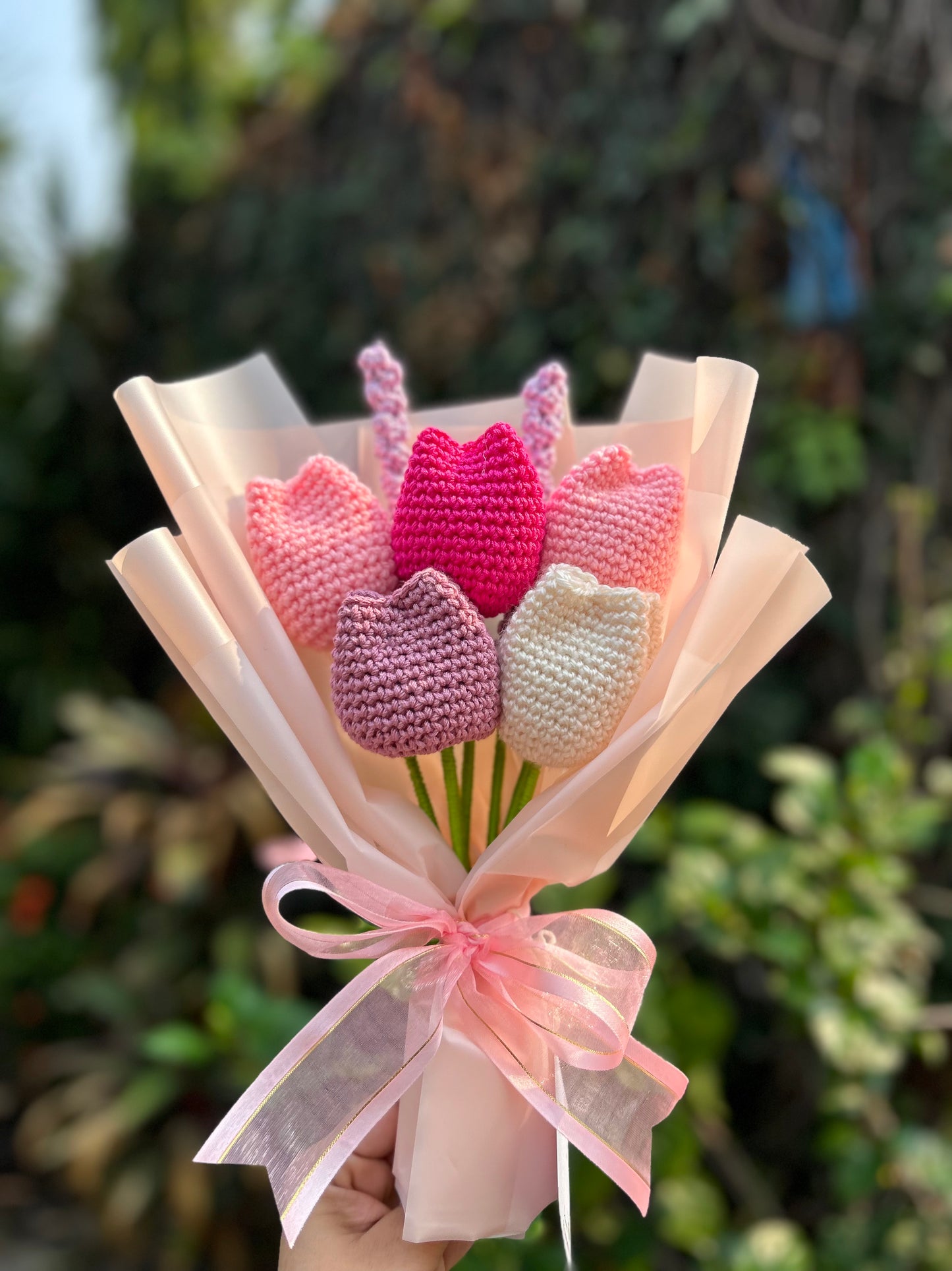 Ramo de tulipanes + lavanda