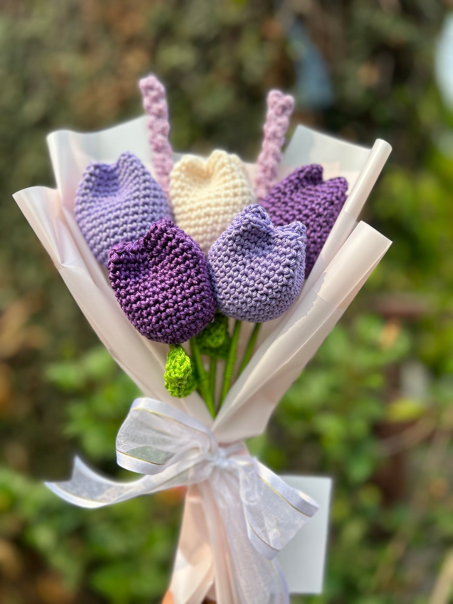 Ramo de tulipanes + lavanda