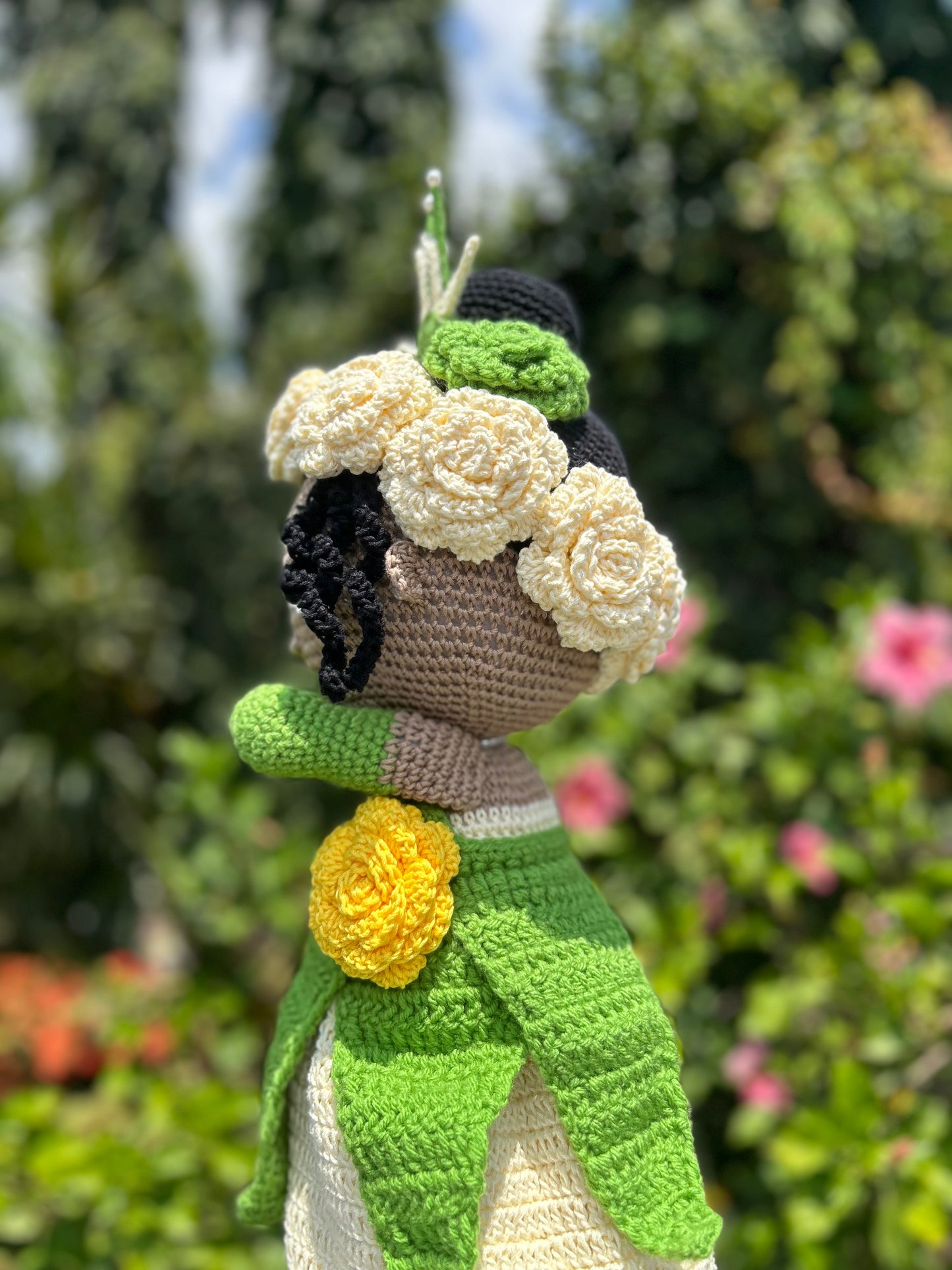 Tiana Muñeca Reversible + Ramo