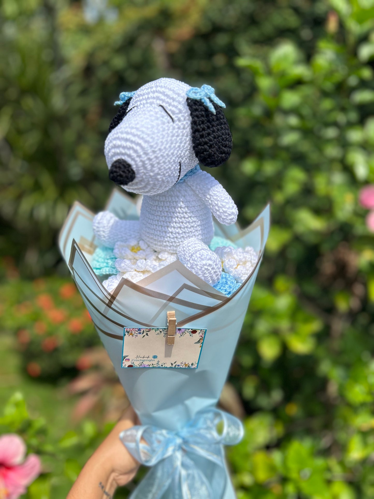 Snoopy de crochet