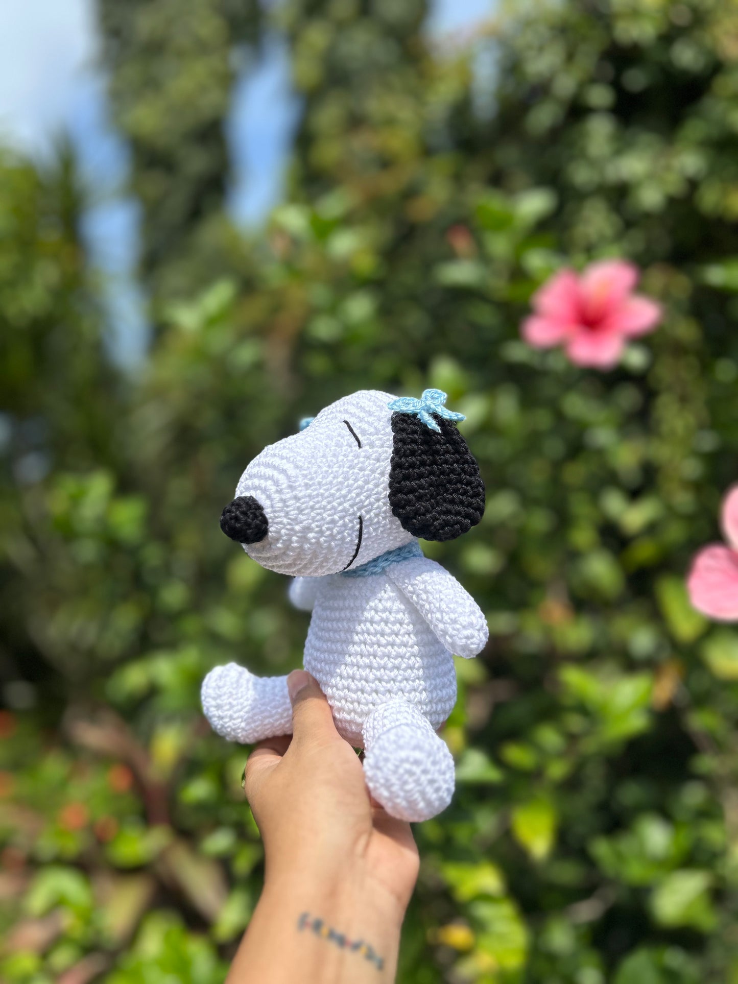 Snoopy de crochet