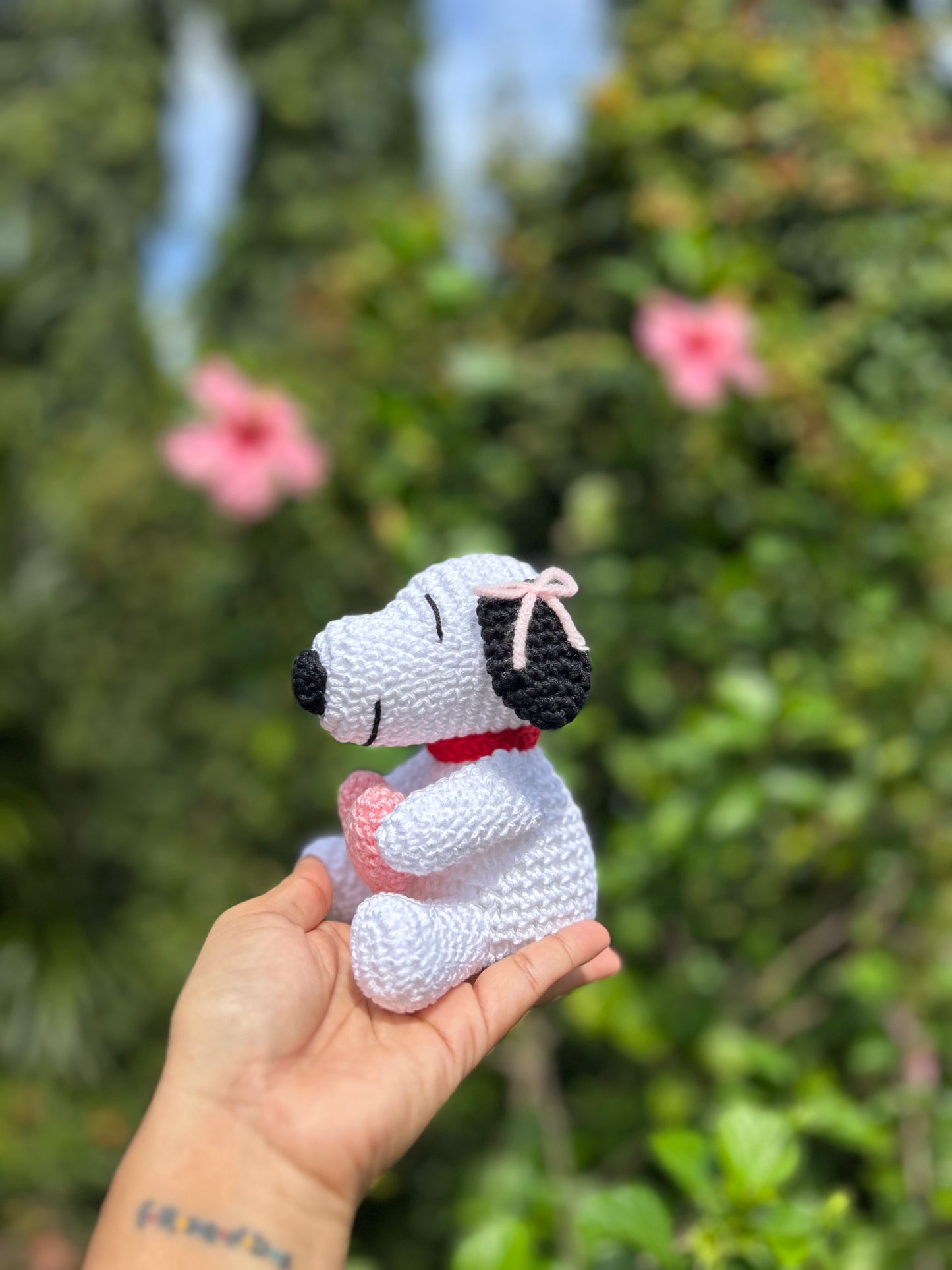Snoopy de crochet