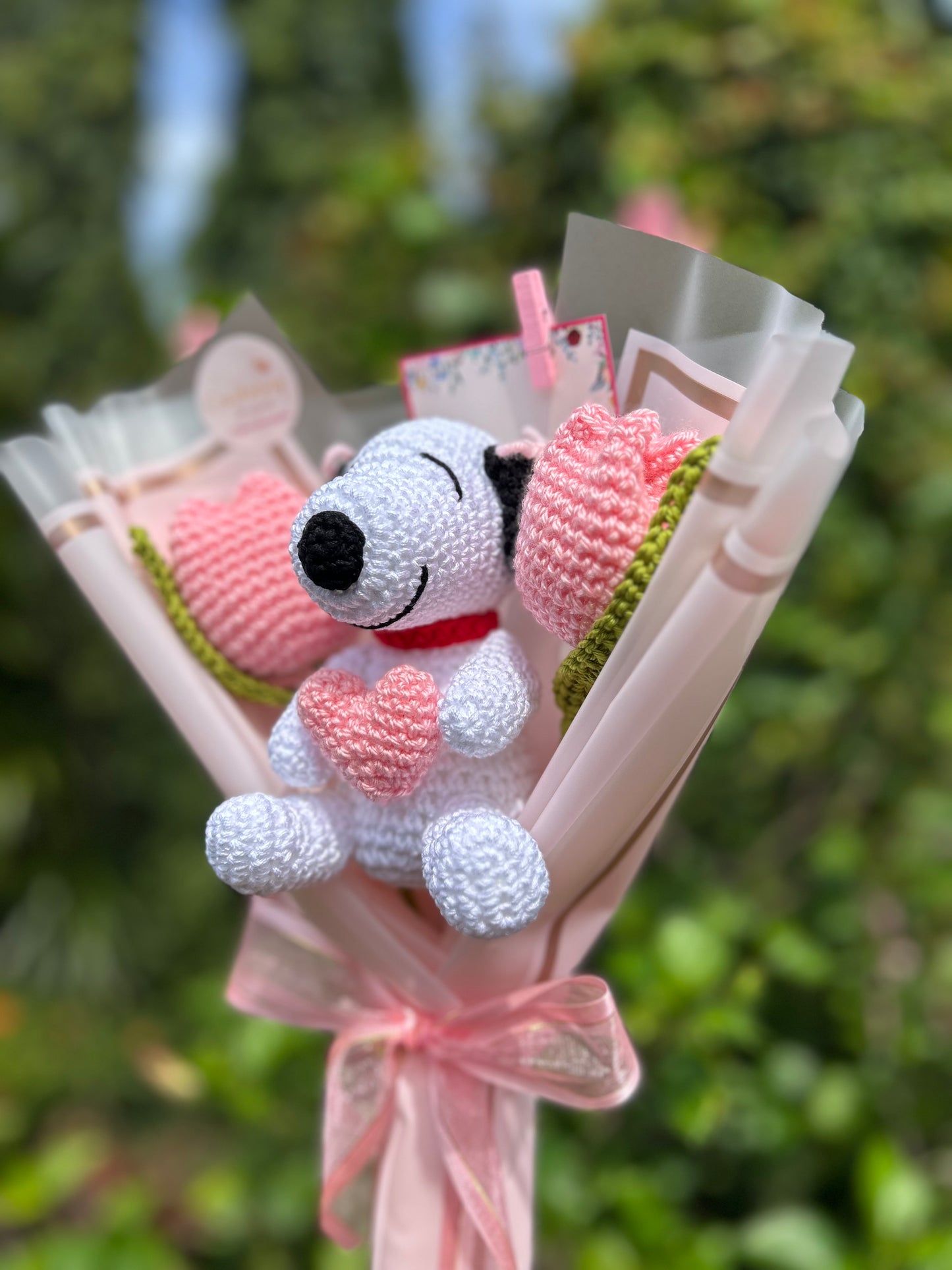 Snoopy de crochet