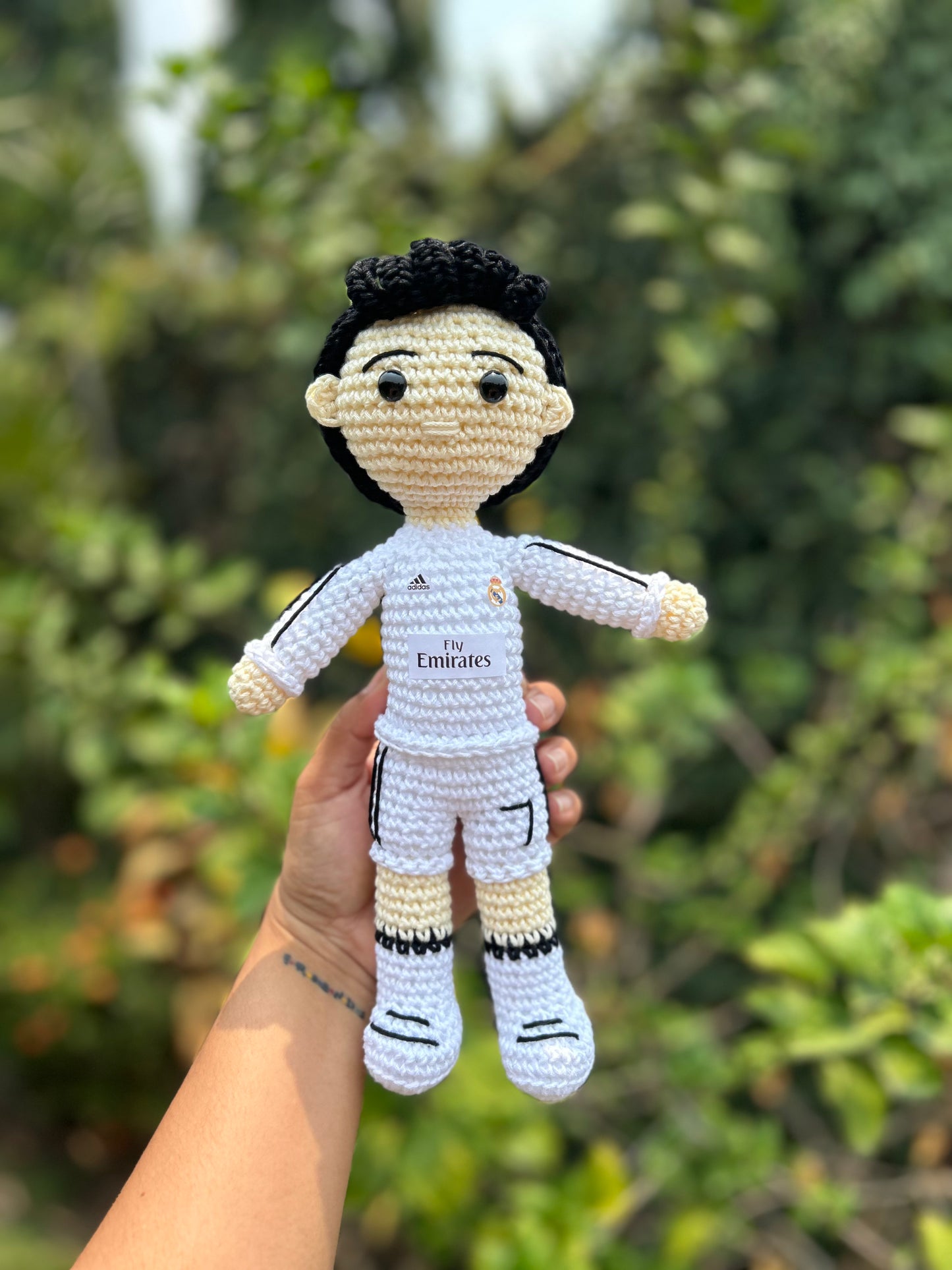 Cristiano Ronaldo CR7 de crochet