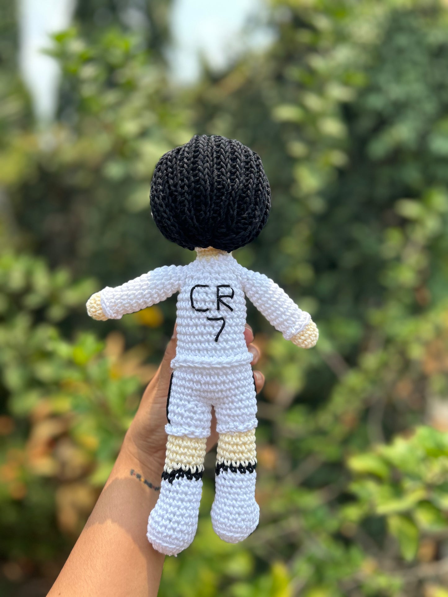Cristiano Ronaldo CR7 de crochet