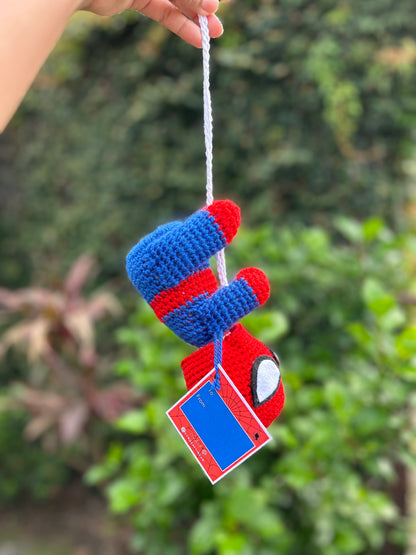 Spiderman- Amigurumi de crochet hecho 100% a mano