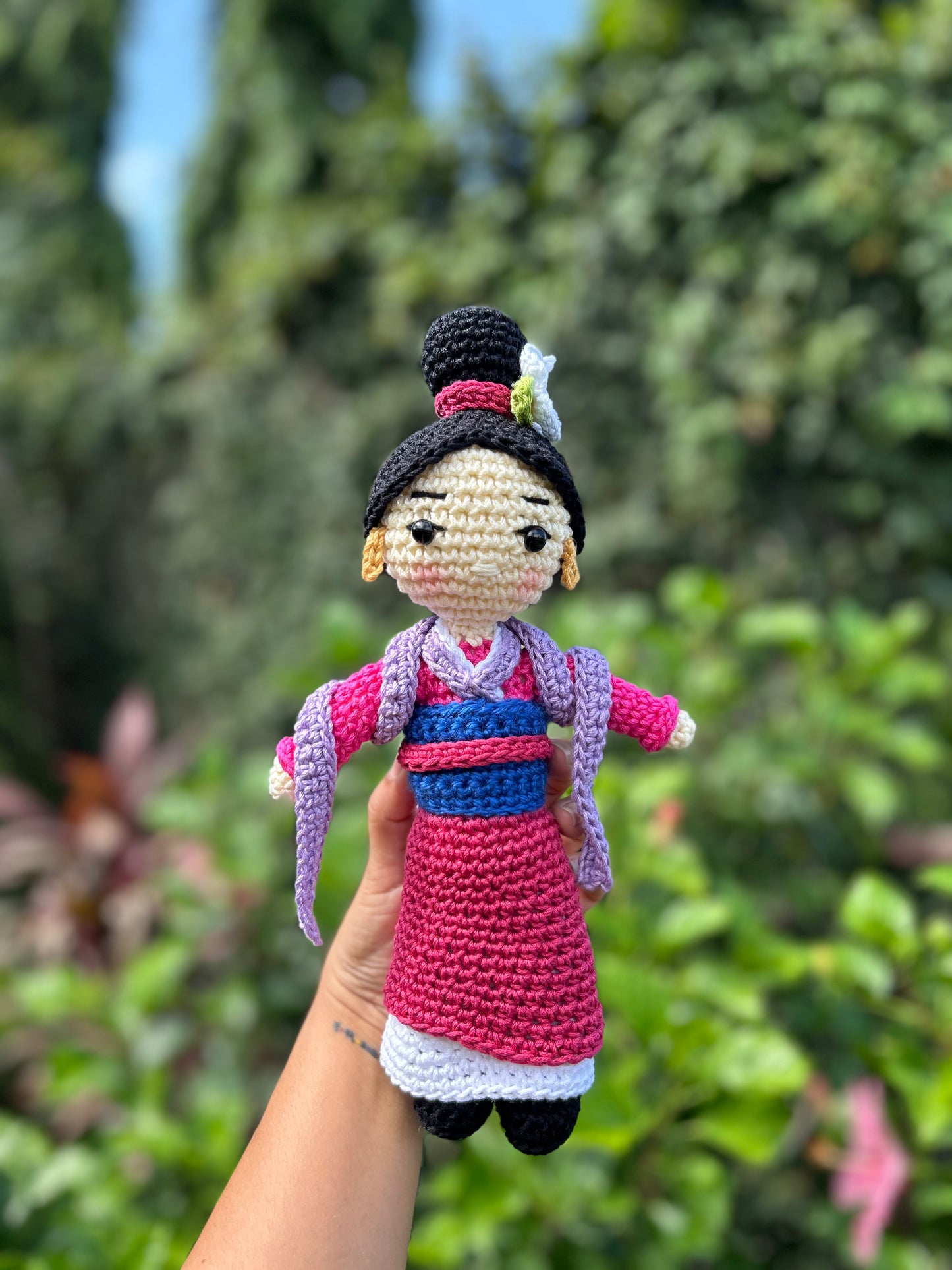 Mulan 100% hecho a mano