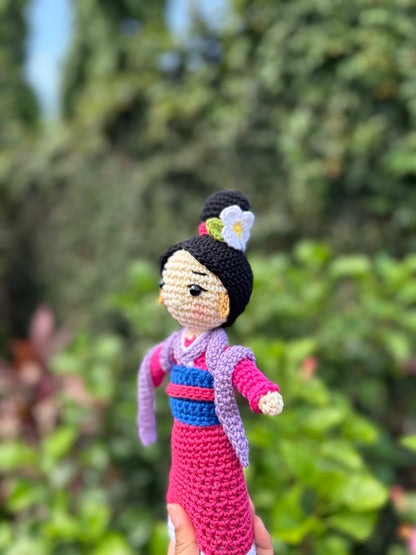 Mulan 100% hecho a mano
