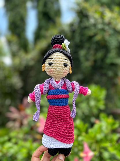 Mulan 100% hecho a mano