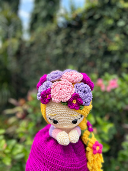 Rapunzel Muñeca Reversible + Ramo
