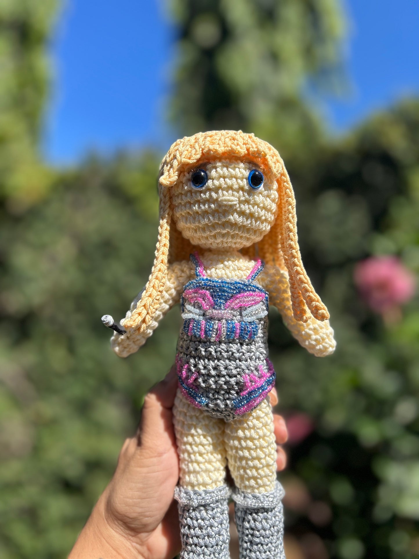 Taylor Swift Amigurumi de crochet