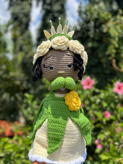 Tiana Muñeca Reversible + Ramo